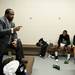Arbor Prep Head Coach Don Spencer talks to his team after defeating Rudolf Steiner 65-58 on Tuesday, Jan. 22. Daniel Brenner I AnnArbor.com
